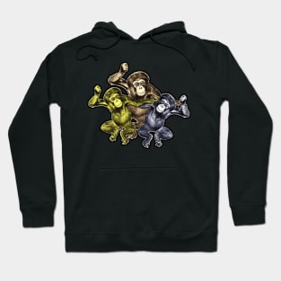 World of Activist Monkeys Hoodie